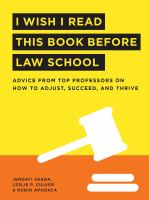 I_wish_I_read_this_book_before_law_school